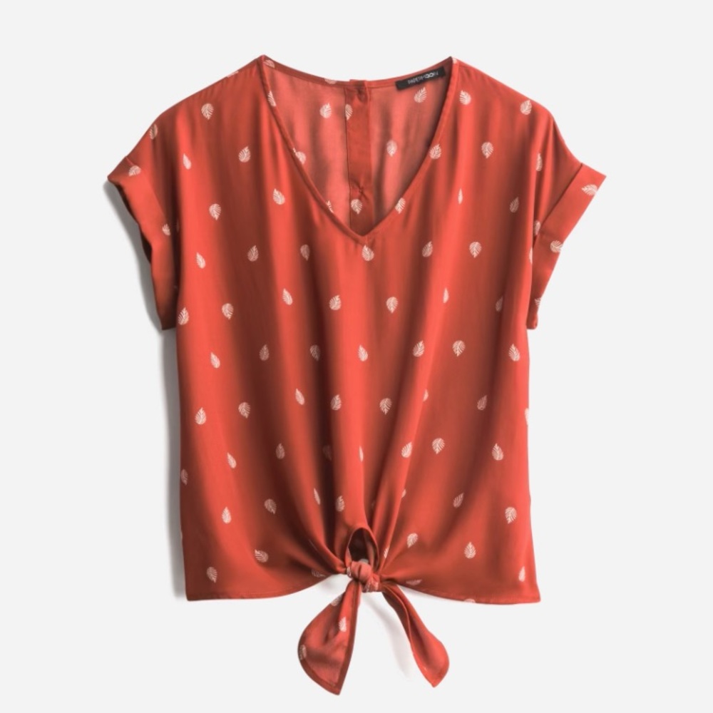 Papermoon tie blouse